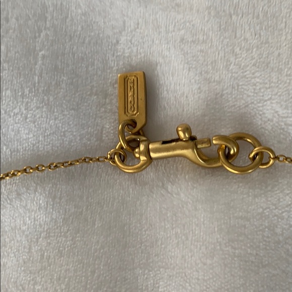 Coach Gold and Clear Bead Necklace - Picture 3 of 5